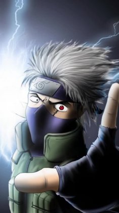 kakashi's chidori technique live wallpaper