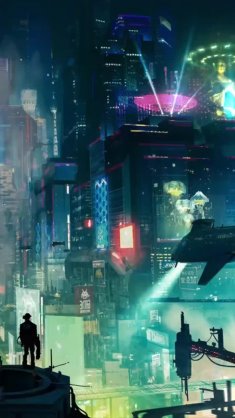 cyberpunk tokyo city live wallpaper