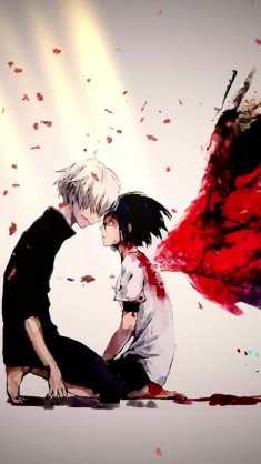 kaneki and touka love (tokyo ghoul) live wallpaper