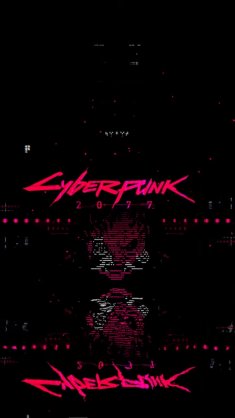 cyberpunk 2077 dark logo live wallpaper