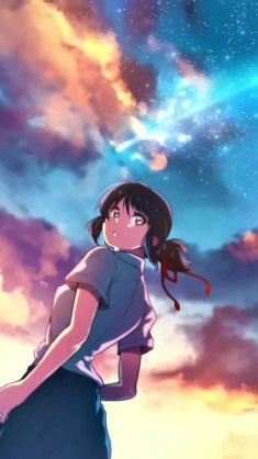 kimi no na wa (your name) live wallpaper