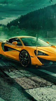 mclaren 570s rolling wheel live wallpaper