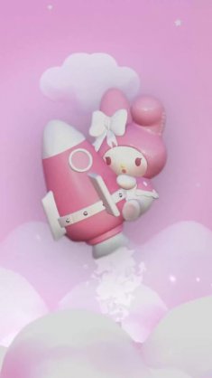 sanrio in space live wallpaper