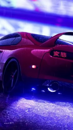 red supra toyota tokyo live wallpaper