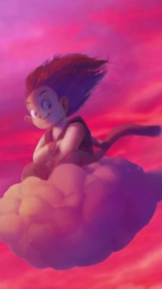 flying nimbus goku live wallpaper