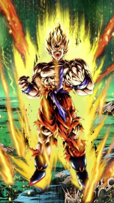 fighting angry goku super saiyan live wallpaper