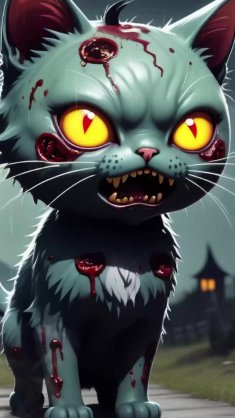 halloween cat live wallpaper