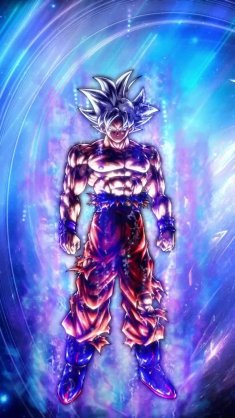 goku in space with lightning bolts around live wallpaper