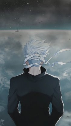 vampire satoru gojo in mask at night(jujutsu kaisen) live wallpaper