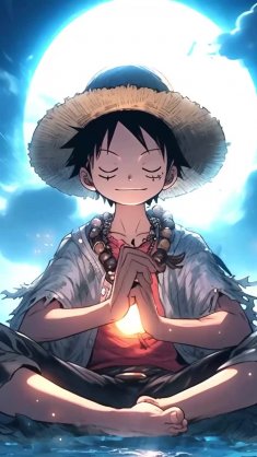 luffy moonlight meditation live wallpaper