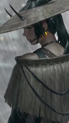 elegant rainfall warrior live wallpaper