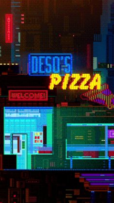 pixel cyberpunk city live wallpaper