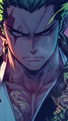 angry zoro live wallpaper