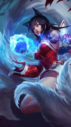 ahri league's enchantress live wallpaper