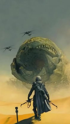 dune sandworm live wallpaper