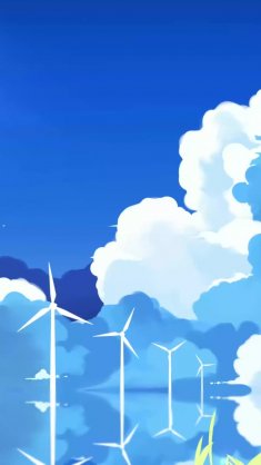 wind turbines live wallpaper