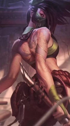 akali (league of legends) live wallpaper