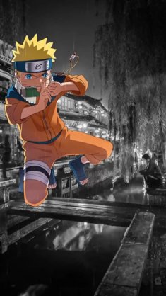 naruto in dark city live wallpaper