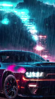 dodge hellcat live wallpaper