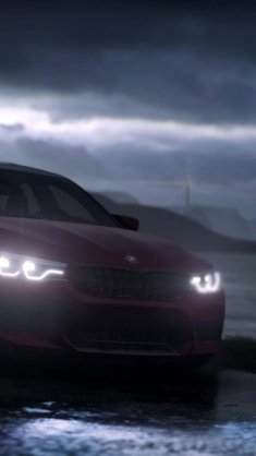 bmw m5 f90 red live wallpaper