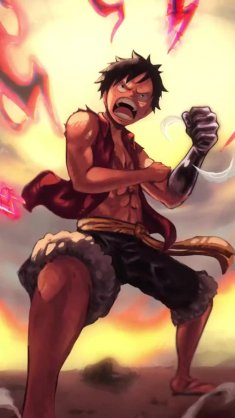 monkey d. luffy fierce live wallpaper