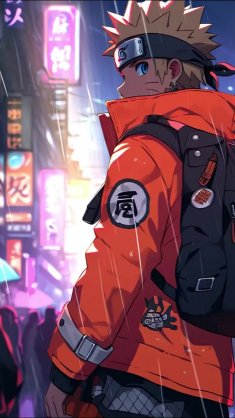 naruto cyberpunk live wallpaper