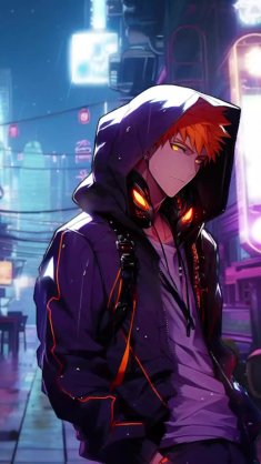 ichigo on street live wallpaper