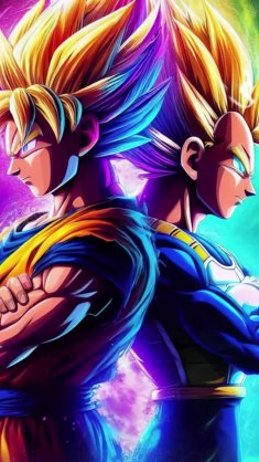 goku and vegeta live wallpaper