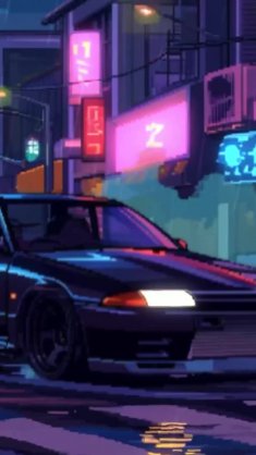 retro nissan live wallpaper