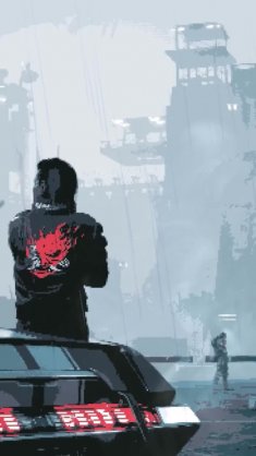 cyberpunk 2077 (pixel) live wallpaper