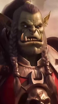 orc warrior (wow) live wallpaper