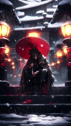 madara in japanese village live wallpaper