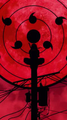 itachi sharingan red moon live wallpaper