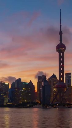 sunrise in shanghai live wallpaper