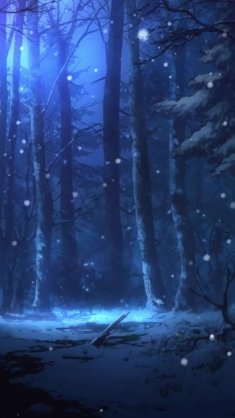 winter forest live wallpaper