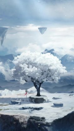 winter landscape live wallpaper