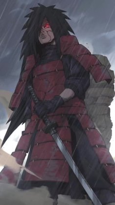 uchiha madara under the rain live wallpaper