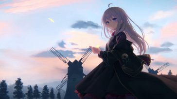 journey of elaina (wandering witch) animated wallpaper