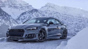 audi rs5-r in winter live wallpaper