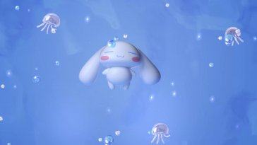 cinnamoroll in ocean live wallpaper