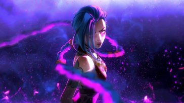 jinx's arcane shadows live wallpaper