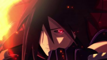 madara uchiha with sharingan live wallpaper