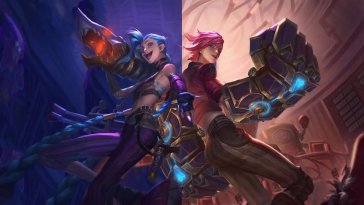 arcane jinx and vi live wallpaper