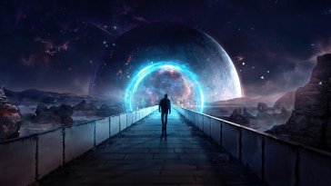 science fiction planet live wallpaper