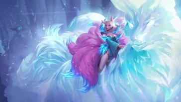 winter queen ahri (lol) live wallpaper