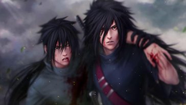 uchiha madara and uchiha izuna live wallpaper