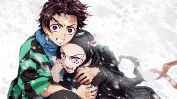 tanjiro and nezuko's adventures live wallpaper