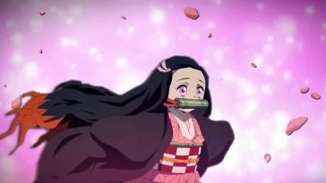 nezuko running (kimetsu no yaiba) live wallpaper