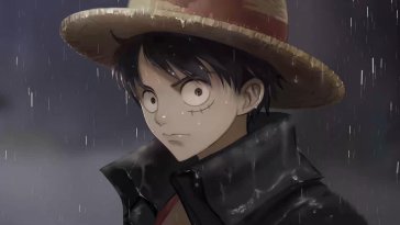 luffy in the rain live wallpaper