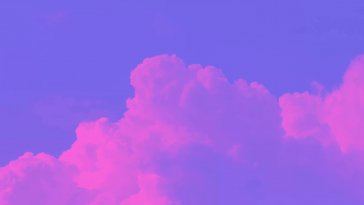 aesthetic pink clouds live wallpaper